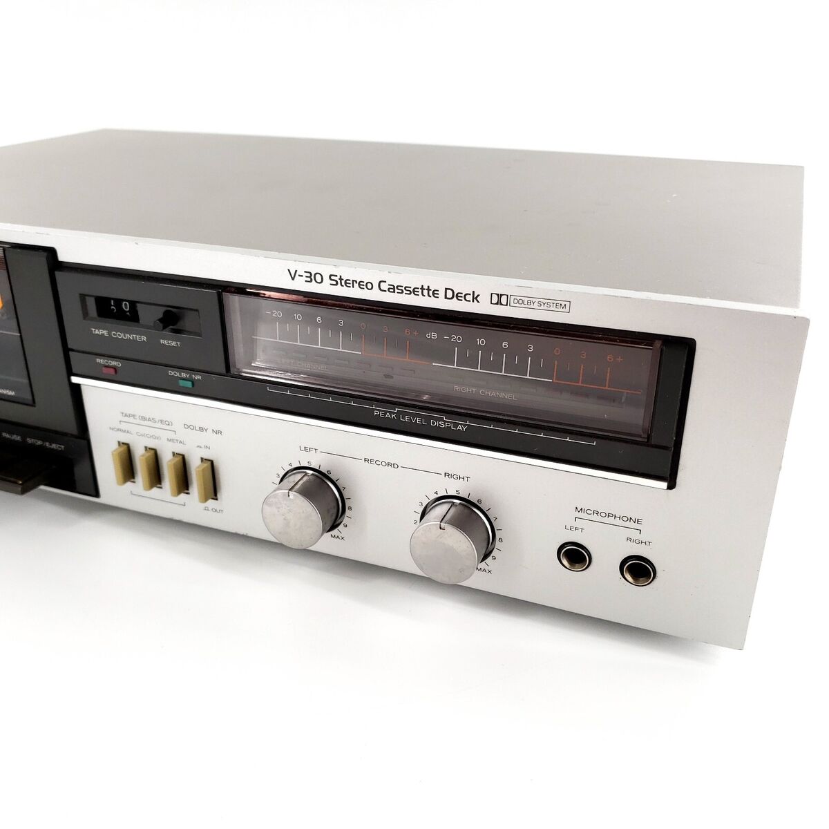 Vintage TEAC V-30 Audio Stereo Cassette Tape Deck Tested Vintage TEAC V-30 Audio Stereo Cassette Tape Deck Tested