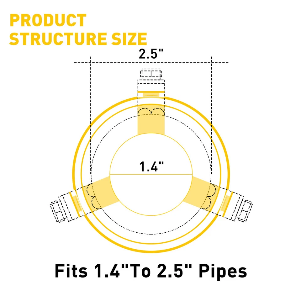 Universal Sport Dual Exhaust Pipes Muffler Trim Pipe Tail Tip Stainles Steel EOA - Image 4 of 4