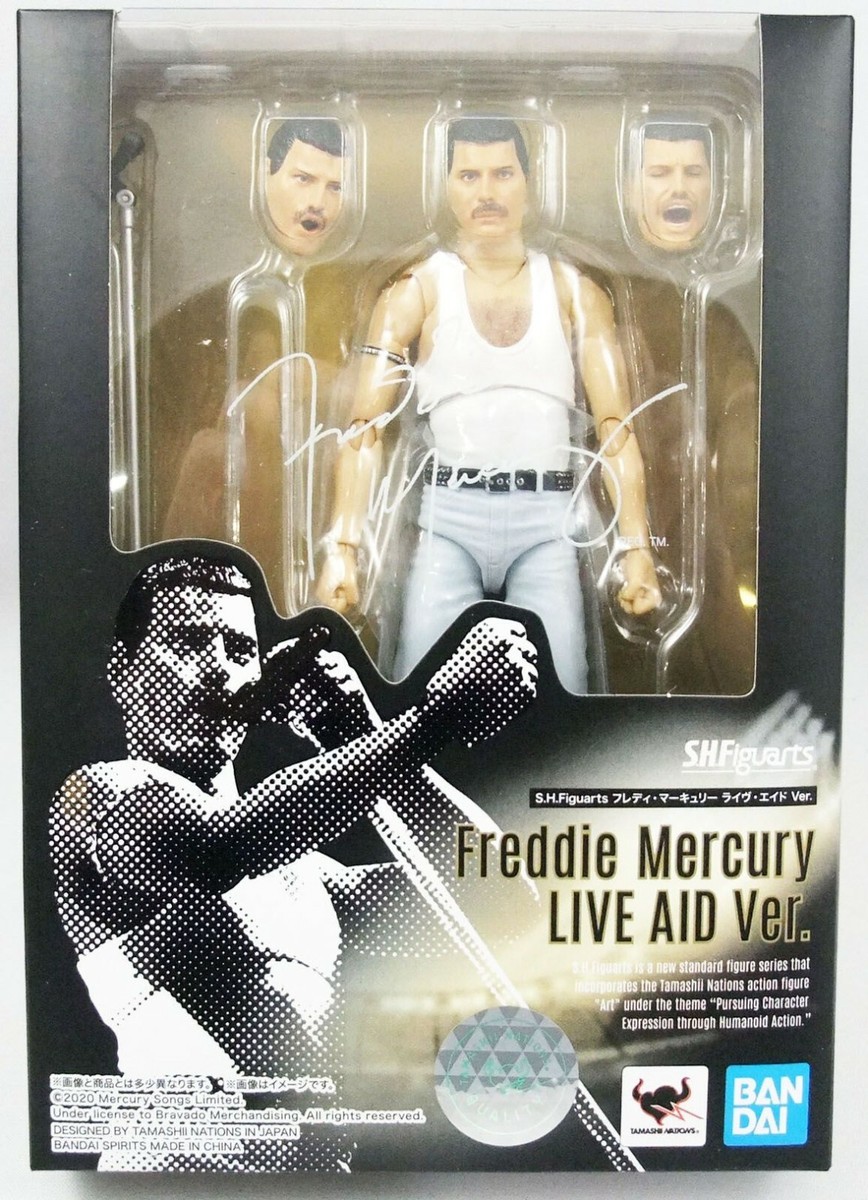 SHFiguarts Freddie Mercury フィギュア Bandai S.H.Figuarts Queen Freddie Mercury Live Aid Ver