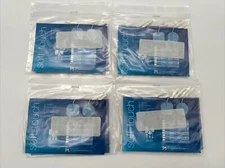4 X Replacement Pads for Massagers / Tens Units electrode 2”Sq.  Blue Cloth