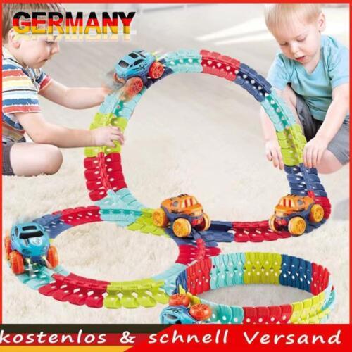 Race Track Car Set Toy Car Track Set with LED Light-Up for Kid Boy Girl - Picture 1 of 22