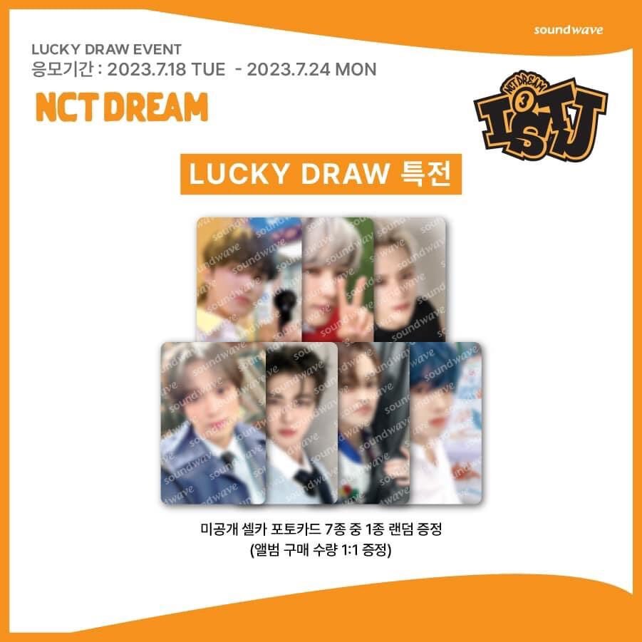 NCT DREAM 3rd Album ISTJ LUCKY DRAW EVENT - POP UP STORE