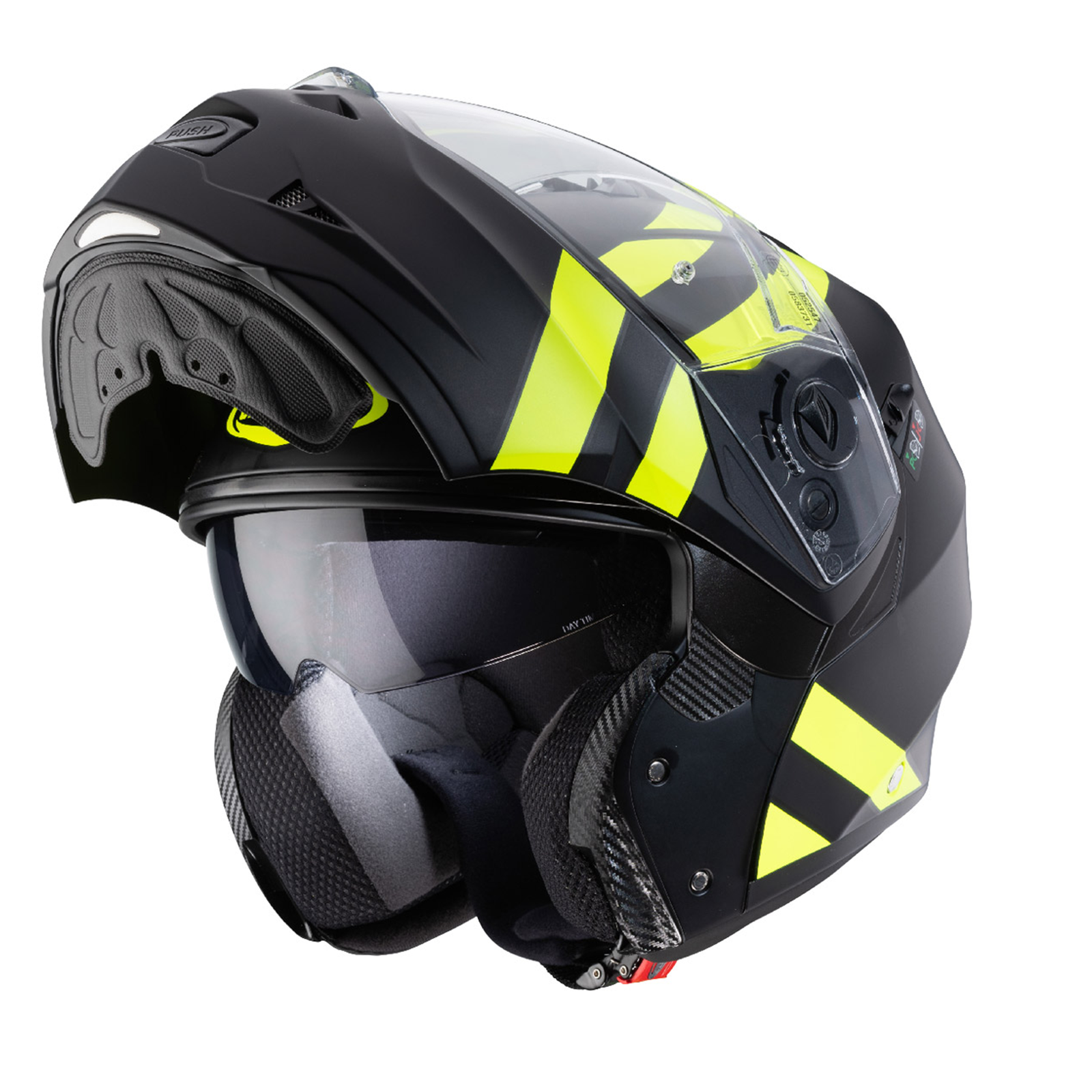 CASCO HORUS SCOUT matt black/yellow f/anthracite/silver | CABERG
