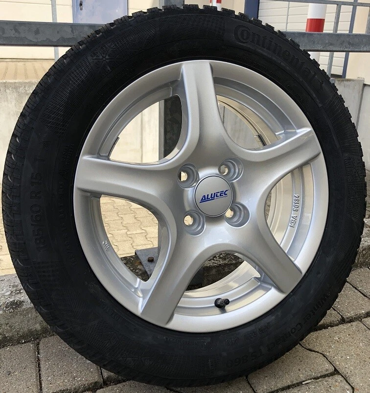 Winterräder smart 453 Winterreifen Alufelgen Alutec Grip silber Kumho WP51 RDKS - Bild 2 von 4