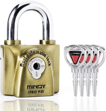 60Mm Heavy Duty Waterproof Keyed Padlock with 4 Keys