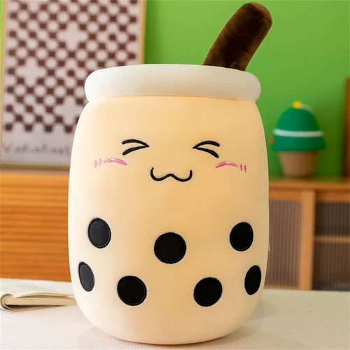 Bubble Tea Kuscheltier Plüschtier Boba Tee Kissen Plushie Plüsch Kissen Puppe DE - Bild 28 von 46