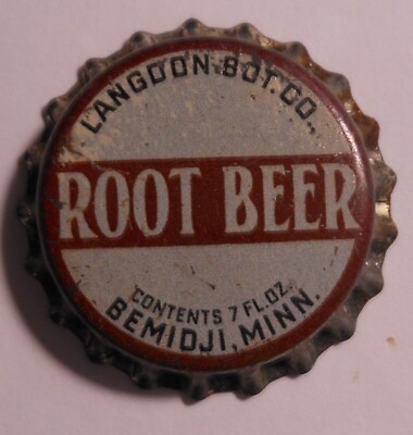Vintage Rooy Beer Bemidji..cork..unsed..Soda Bottle Cap