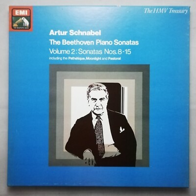EMI 3 LP box set RLS 754: Beethoven - Piano Sonatas Vol. 2 / Artur Schnabel