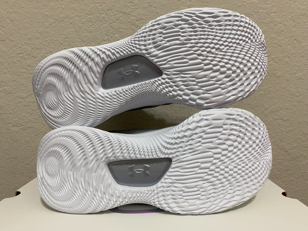 Under Armour UA Curry 8 Shine Flow Steel Silver Gray White  display picture 1
