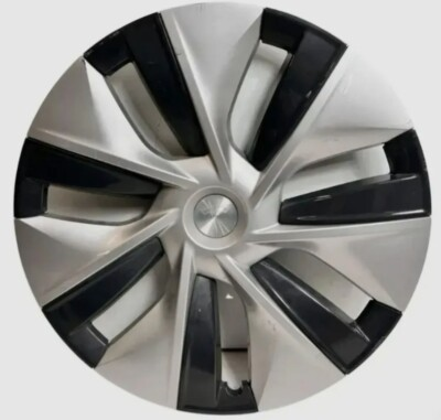 #ad Nearly New Tesla Model Y 19quot; Gemini Wheel Cover Rim Hubcaps.  personal fleet $18.50