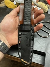 Drop Leg Leather Frog only for cold steel Master hunter leather only