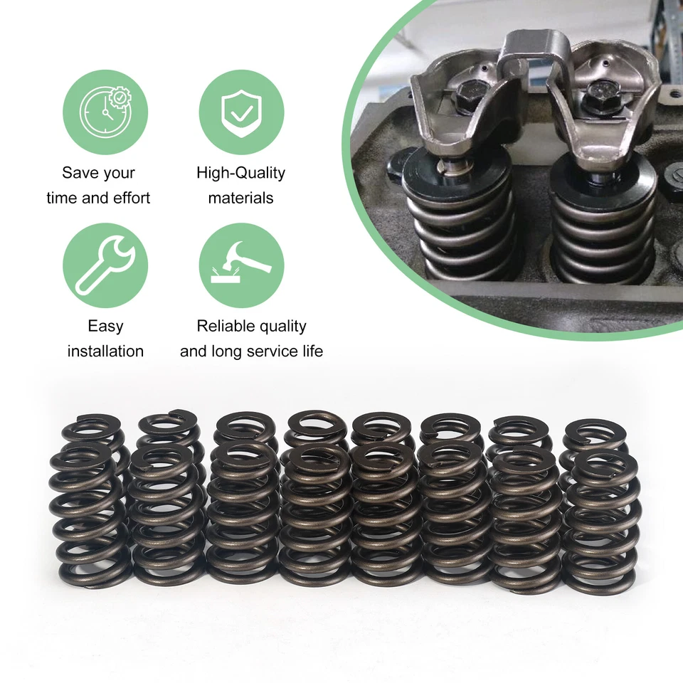 0.625 Lift Drop-in Beehive Valve Springs For GM LS 4.8 5.3 5.7 6.0 6.2L Engine - Image 4 of 4