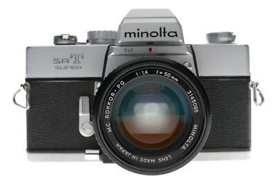 ミノルタ SRTスーパーブラック MC ROKKOR-PG 50mm f1.4 minolta SRT