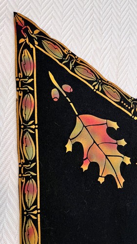 Corredor de mesa de época antiguo de artes y manualidades - Imagen 5 de 5