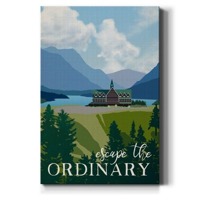 Escape The Ordinary Wall Art, Colorful Outdoor Artwork, Portrait Decor, Moder...
