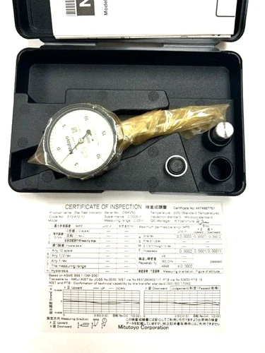Mitutoyo 513-412-10E .030" .0005" GRAD HORIZONTAL DIAL TEST INDICATOR