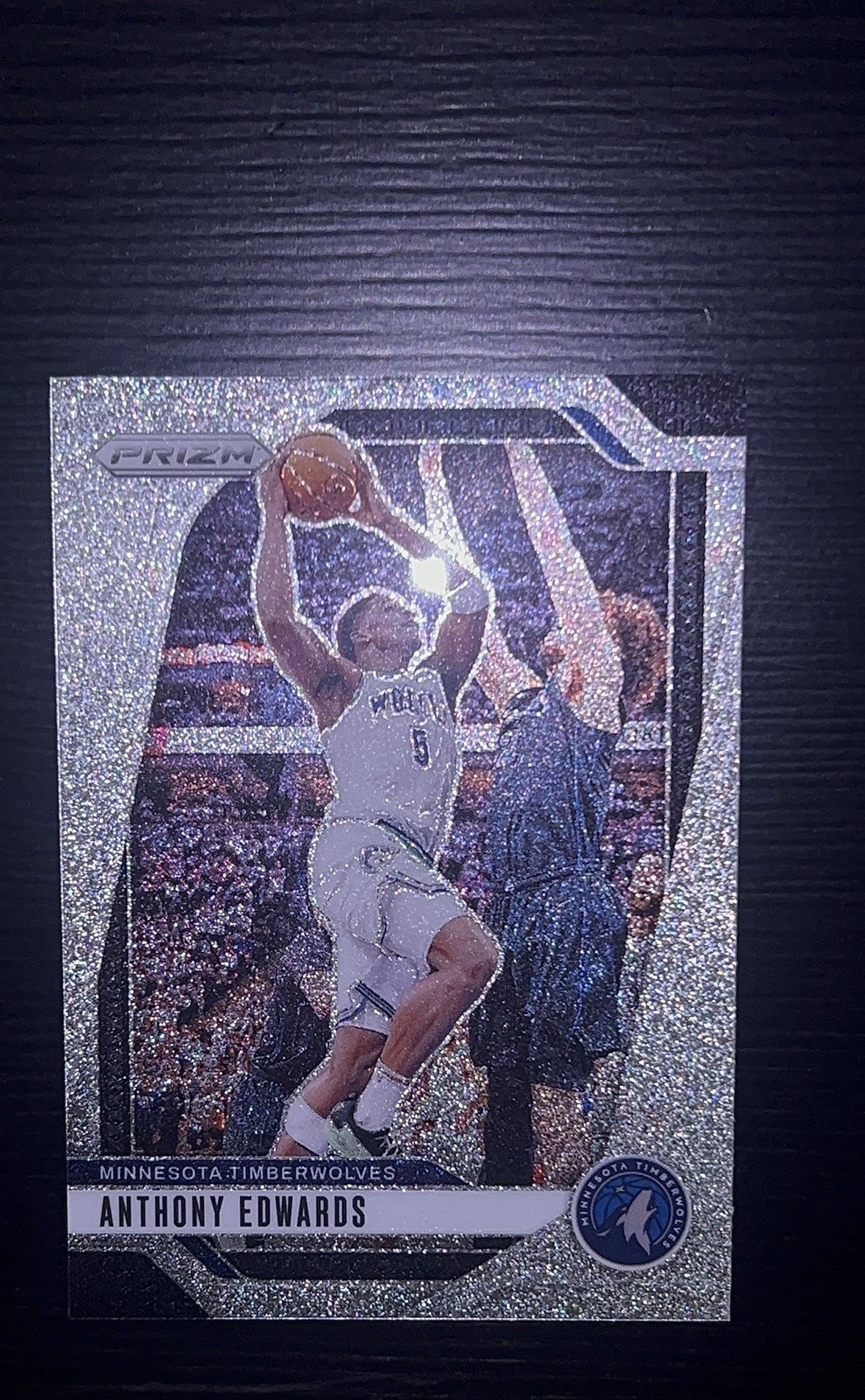 2024-25 Prizm Glitter Prizm SSP Anthony Edwards #100