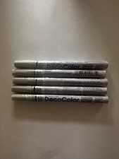 extra fine decocolor paint marker SILVER