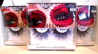 KISS Lash Drip Spiky X Boosted Vol 3D Drama with a Wet Effect ICY 85687 3-PACK