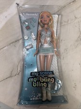 Vtg My Scene My Bling Bling Kennedy Doll G1N