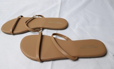 Project Cloud Women's Transition Memory Foam Flip Flops AC2 Camel Size US:6M