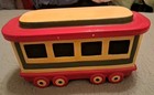 Pfaltzgraff Christmas Heritage Train Car Candy Dish With Removable Lid Used Vg — photo 1