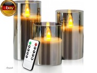 Led Kerzen Mit Timerfunktion, Flackernde Flamme, Mit Fernbedienung, Bad Deko,