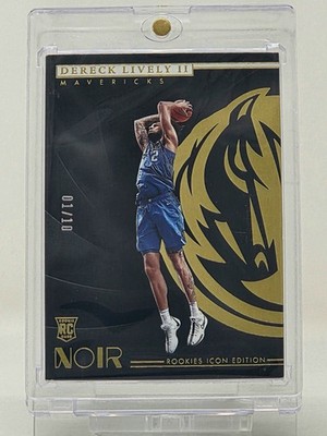 2023-24 Panini Noir Dereck Lively II Gold 01/10 RC - READ DESC - Mavs