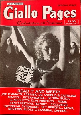 GIALLO PAGES (D'Amato +Catriona MacColl Interviews, Fulci, Zombies) TOP!