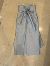 Alfred Sung Strapless Gown dress mother of the bride Mist 18 Worn For 5 Hours