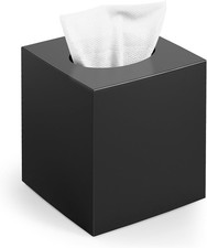 Tissue Box Cover Square Modern Facial Acrylic Tissue Holder Napkin Dispenser