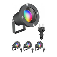 LED Gartenstrahler DUK schwarz für außen, Aluminium, IP65, inkl. Smart Home