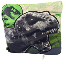 Jurassic World Throw Pillow Dinosaur T-Rex Green T-rex Stuffed Throw Pillow 17