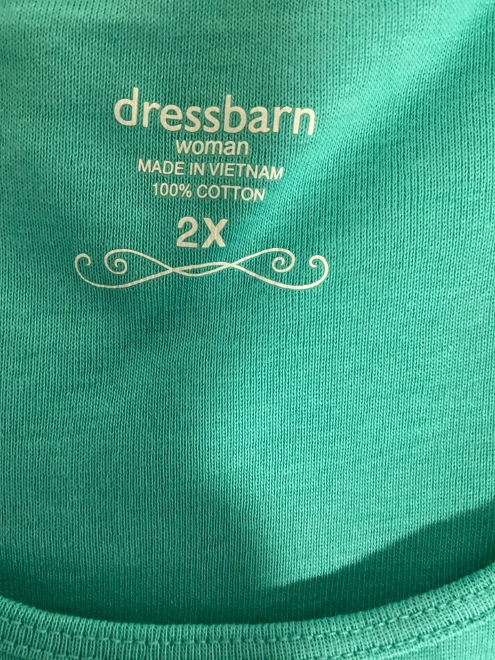 Conjunto de blusa sin mangas y cárdigan Dressbarn para mujer 2 unidades Foto 3 de 4