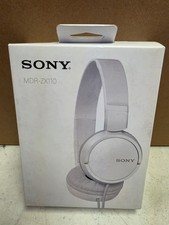 Sony MDR-ZX110 Wired On-Ear Stereo Headphones White MDR-ZX110/WZ