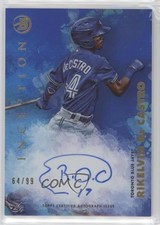 2021 Bowman Inception Blue Foil 64/99 Rikelvin De Castro #PA-RD Auto 0c6