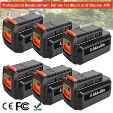 40 Volt for Black and Decker 40V 5.0Ah Max Lithium Battery LBXR36 LBX36/Charger