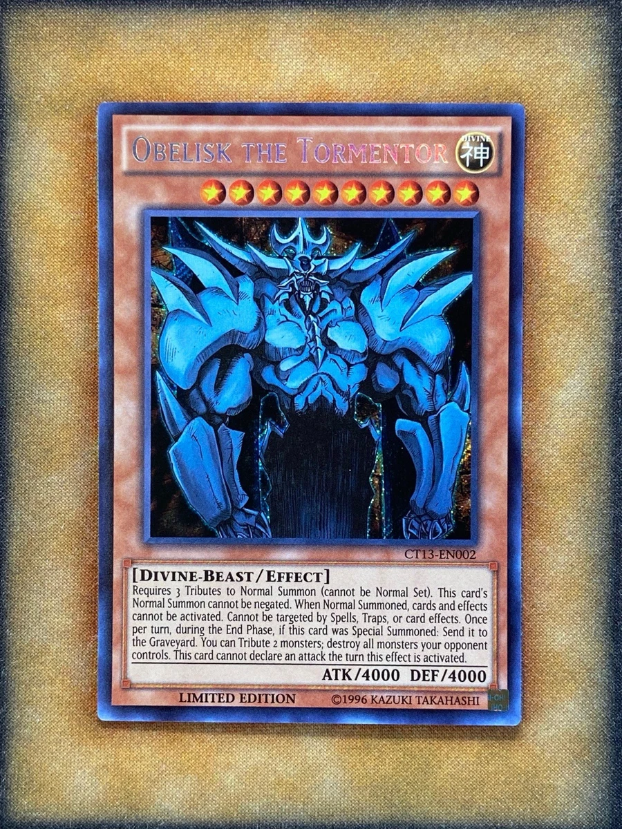 Obelisk The Tormentor Yu-Gi-Oh! TCG Individual Trading Card Games
