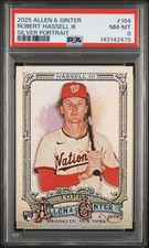 2025 ALLEN & GINTER SILVER PORTRAIT #164 ROBERT HASSELL III PSA 8