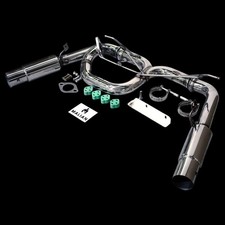 Mazda MX5/Miata Mk2/Mk2.5 Twin 4" JDM Cannon Catback Exhaust, 98-05