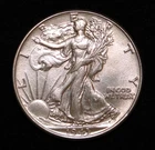 UNC 1943 WALKING LIBERTY HALF DOLLAR OLD U.S. TYPE COIN