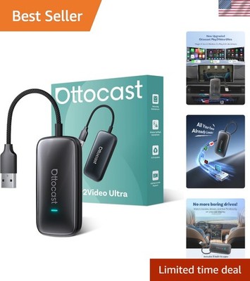Ultimate Car Entertainment Solution: Wireless CarPlay, Android Auto & Netflix