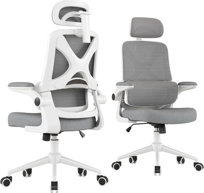 Ergonomic Office Chair - Desk Chair with Adjustable Headrest Lumbar Support Comp