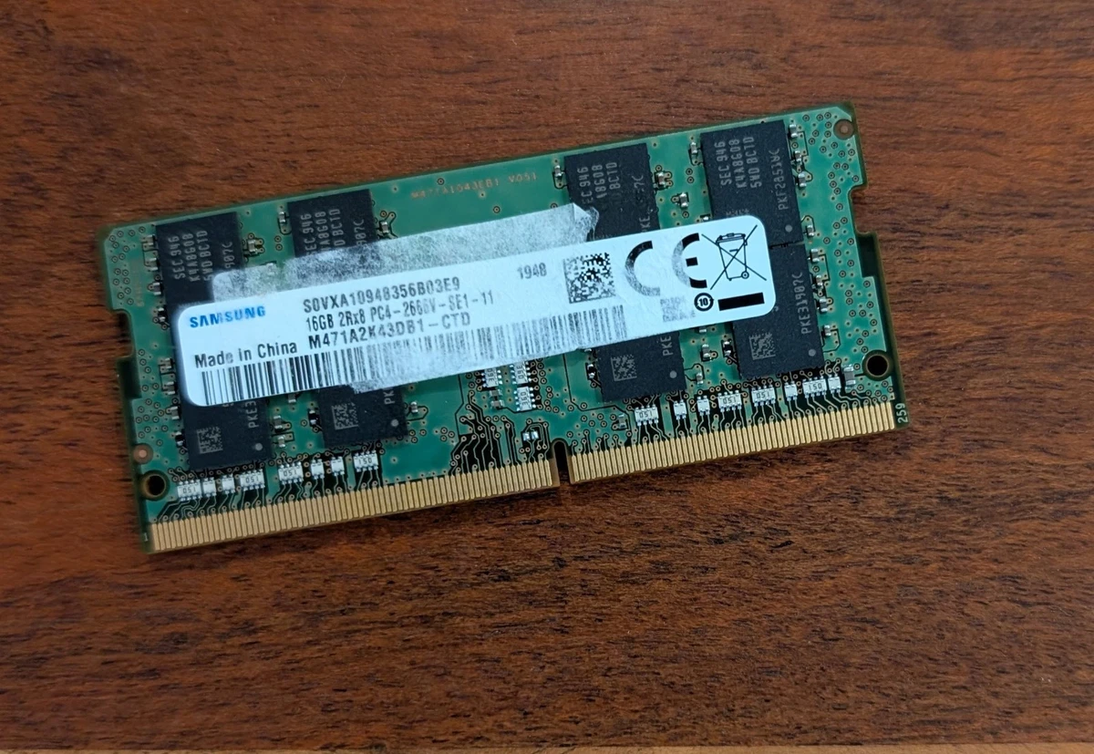 Samsung DDR4 SDRAM 16 GB Capacity per Module Memory (RAM) for sale