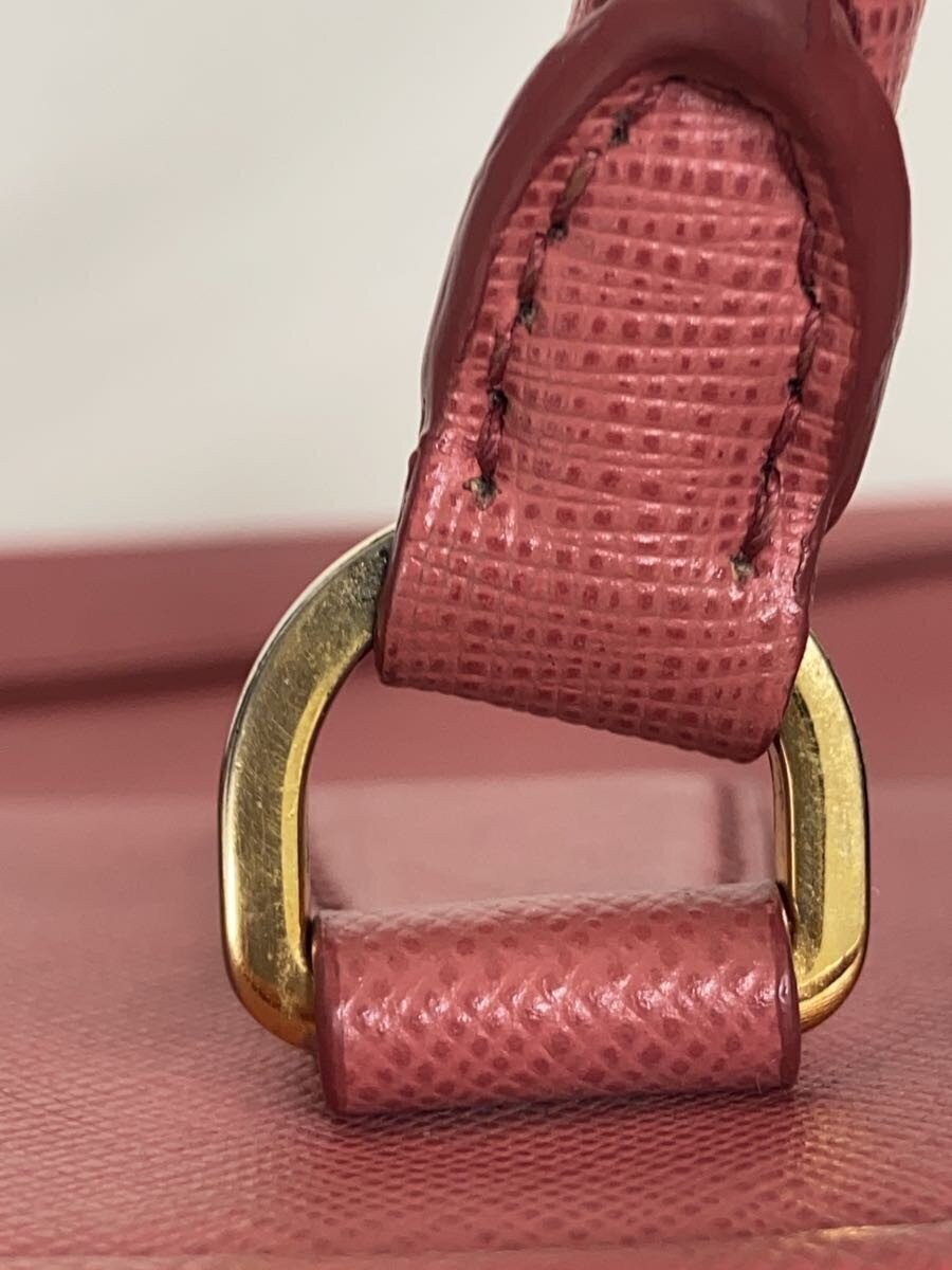 PRADA Handbag Leather PNK Solid BN2567 Scratches on Hardware thumbnail 8