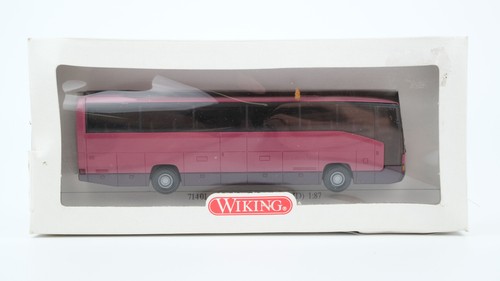 Autobús Wiking H0 71401 MB O 404 RHD violeta | Zustand: Gebraucht