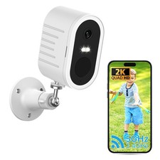 Security Cameras Wireless Outdoor,2K Color Night Vision AI Motion Detection S...