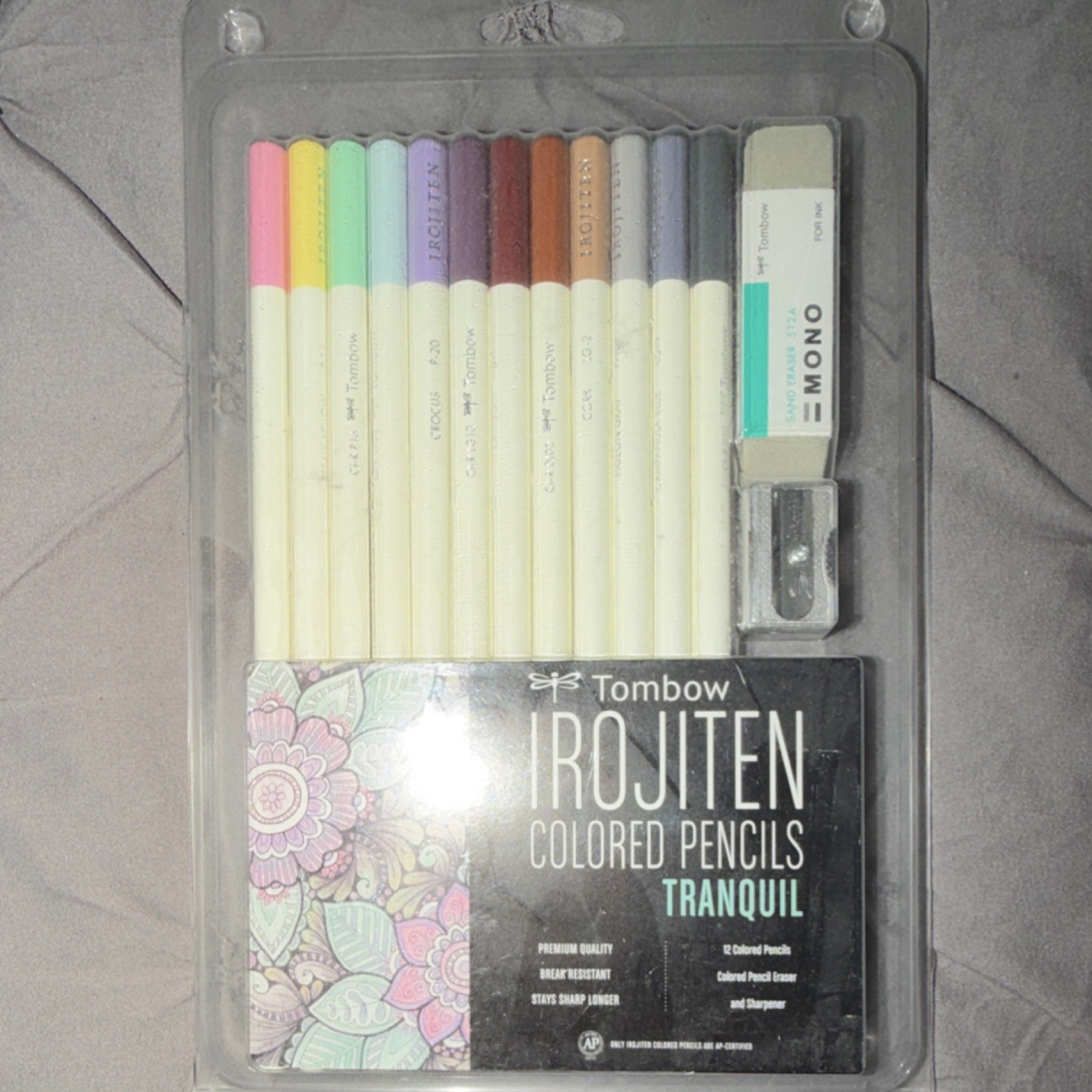 Set Multicolor Mono Eraser Sharpener