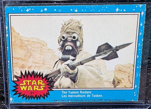 1977 OPC Star Wars #21 The Tusken Raiders — Raw