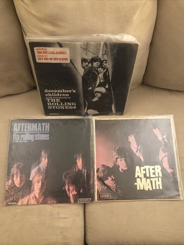 The Rolling Stones Mono LP Lot Decembers Children, Aftermath (US & UK) Rare